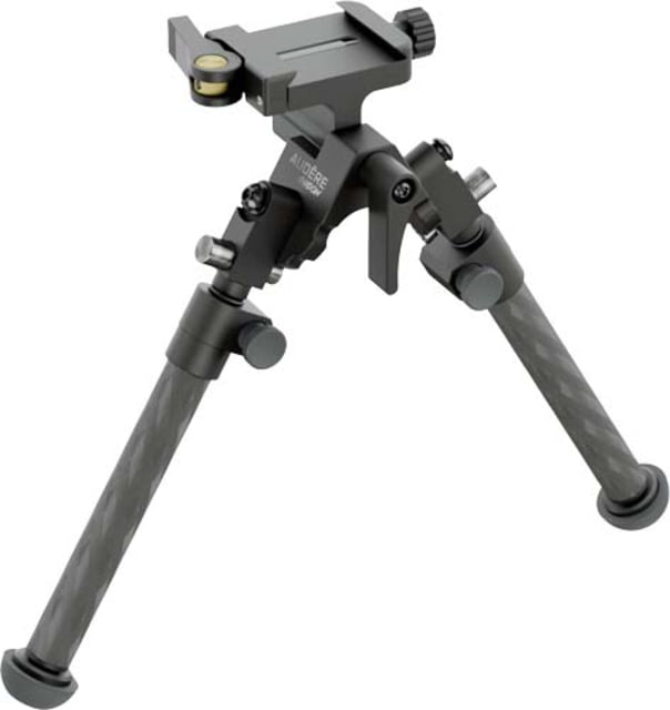 Audere Shadow Bipod 10 Oz. Arca Rail Mount Carbon Fiber - Audere