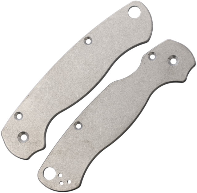 August Engineering Classic Ti SW Para2 Handle Scales Stonewash Titanium - August Engineering