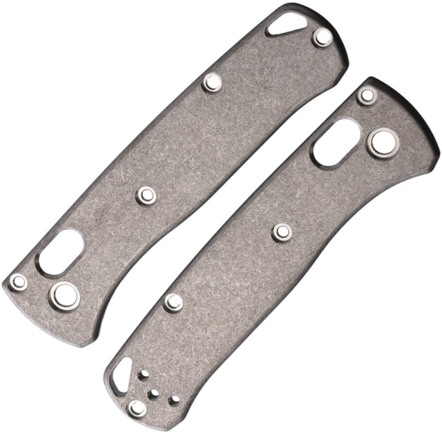 August Engineering Classic Ti SW Mini Bugout 535 Handle Scales Stonewash Titanium - August Engineering