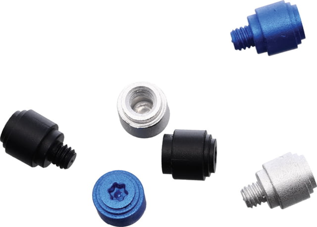 August Engineering 3-Pack Bugout 535 Thumb Stud Black/Silver/Blue Aluminum - August Engineering