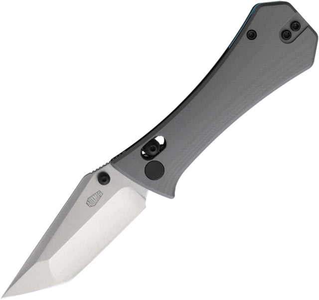 Auxiliary Manufacturing Coffin Tanto Crossbar Lock Gry - Auxiliary Manufacturing