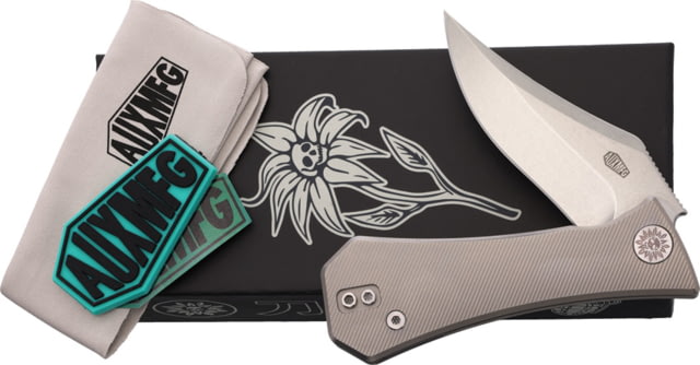 Auxiliary Manufacturing Pocket Bowie Framelock Ti AUX002TIBW - Auxiliary Manufacturing