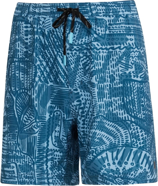 AVID Sportswear Tortuga Volley Shorts - Men's Clearwater Abyss Large