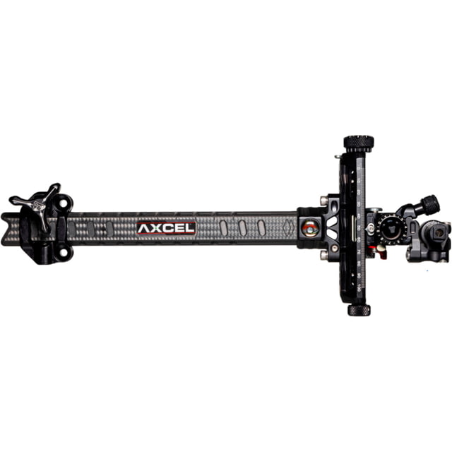 Axcel Achieve XP Pro Carbon Bar Compound Bow Sight Right Hand Black 9in