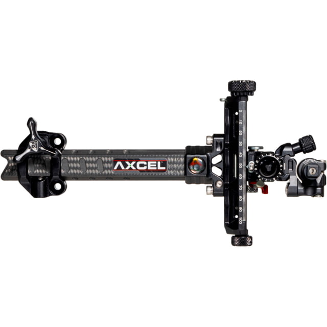 Axcel Achieve XP Pro Carbon Bar Compound Bow Sight Right Hand Black 6in - Axcel