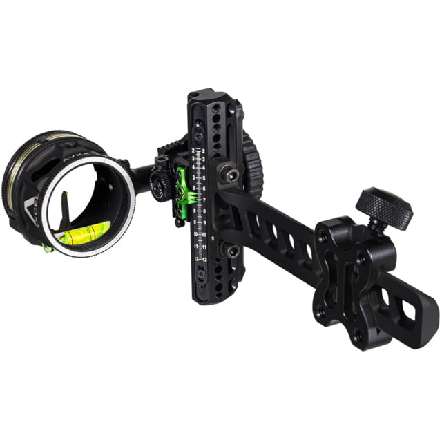 Axcel Driver Plus Slider Bow Sight AVX-41 Scope .019 Single Green Pin Standard Right Hand Midnight