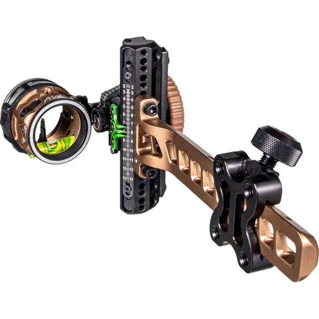 Axcel Driver Plus Slider Sight w/AVX-31 Scope Coyote Tan .019 Yellow Fiber Single Pin Right Hand 1502897 - Axcel