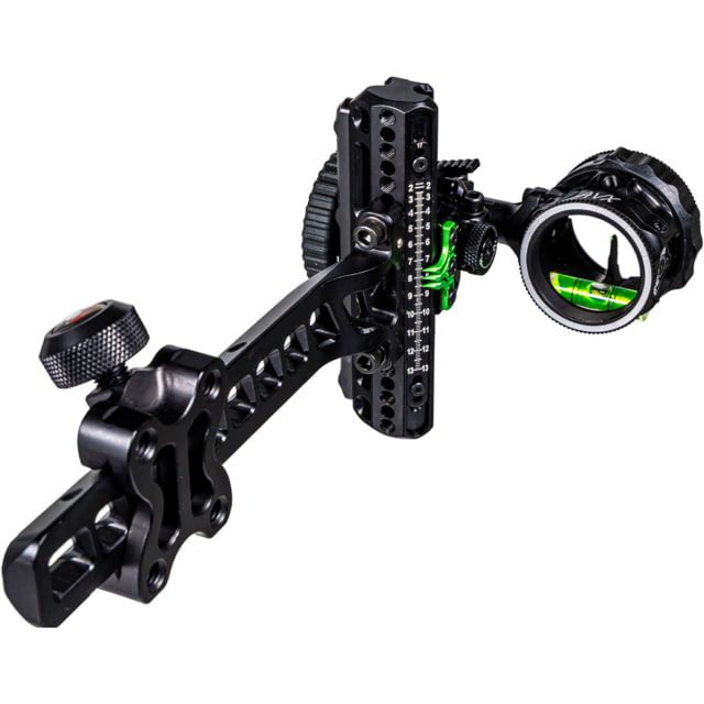 Axcel Driver Plus Slider Sight w/AVX-31 Scope Stealth BH .019 Green Fiber Single Pin Left Hand 1502918 - Axcel