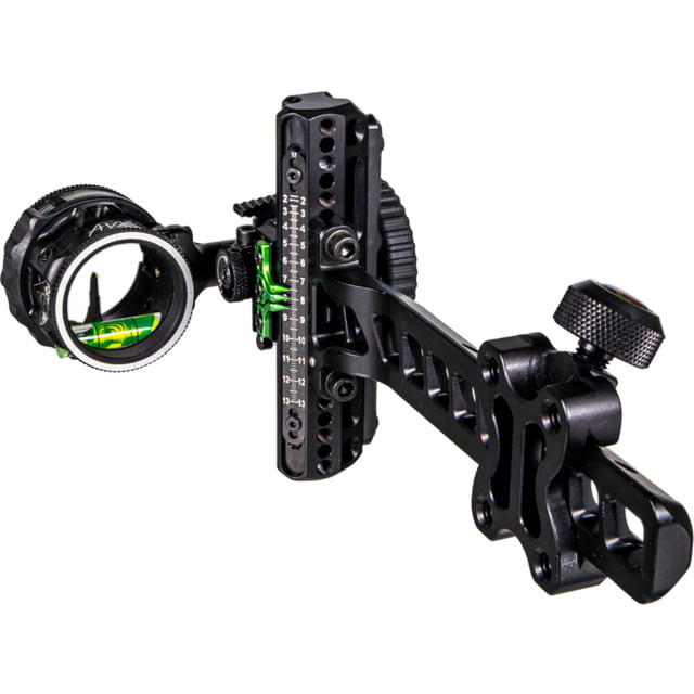 Axcel Driver Plus Slider Sight w/AVX-31 Scope Stealth BH .019 Green Fiber Single Pin Right Hand 1502895 - Axcel
