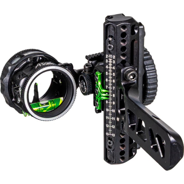 Axcel Driver Plus Slider Sight w/AVX-31 Scope Stealth BH Bridge-Lock .019 Green Fiber 1 Pin Right Hand 1502909 - Axcel