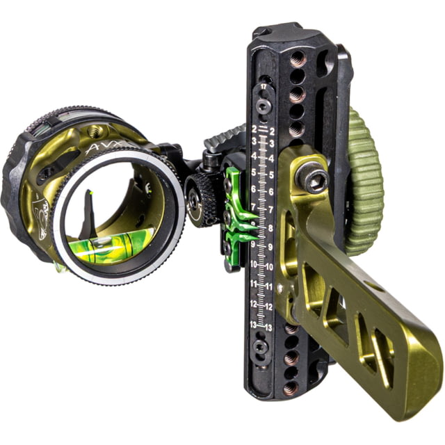 Axcel Driver Plus Slider Sight w/AVX-31 Scope Tactical BH Bridge-Lock .019 Green Fiber 1 Pin Right Hand 1502910 - Axcel