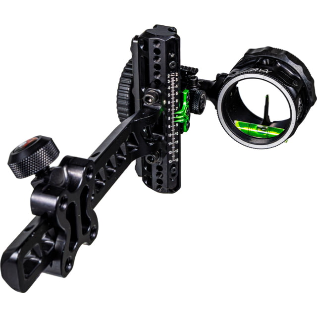 Axcel Driver Plus Slider Sight w/AVX-41 Scope Stealth BH .010 Green Fiber Single Pin Left Hand 1502921 - Axcel
