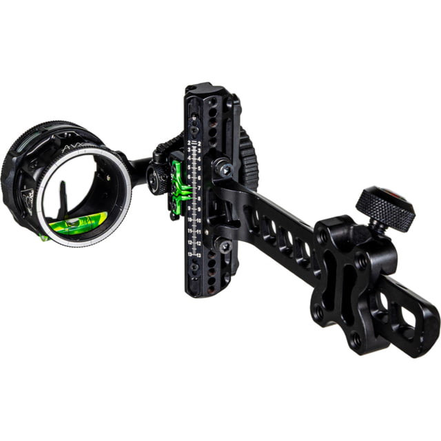 Axcel Driver Plus Slider Sight w/AVX-41 Scope Stealth BH .010 Green Fiber Single Pin Right Hand 1502902 - Axcel