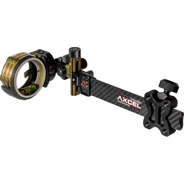 Axcel LANDSLYDE Carbon Pro Slider Tact. BH AccuStat II Micro 3 Pin Bow Sights 0.01in Black - Axcel