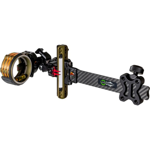 Axcel LANDSLYDE Carbon Pro Slider Tact. BH AccuStat II Micro 5 Pin Bow Sights 0.01in Black - Axcel