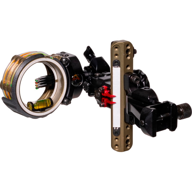 Axcel LANDSLYDE Picatinny Slider Sight Tac. BH AccuStat II Micro 4 Pin Bow Sights .019 Black - Axcel