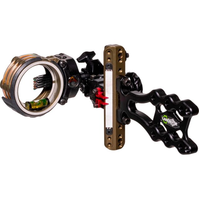 Axcel LANDSLYDE Slider Tactical Bowhunting Sight AccuStat II Micro 5 Pin Bow Sights .010 Black - Axcel
