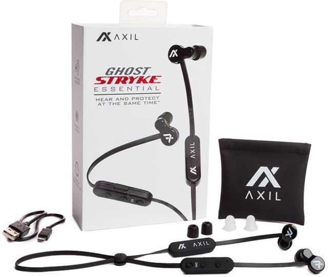 USED AXIL Ghost Stryke Essential Earphones Black GSELEC-B EDEMO3 Condition Fair Other - AXIL