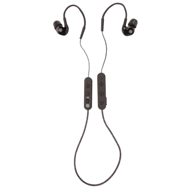 AXIL SIG GS Extreme 2.0 Tactical Earbuds with Bluetooth and Lanyard Matte Finish Black Includes Carry Case USB-C Charging Cable T-shirt/Hat Clip Wind - Axil