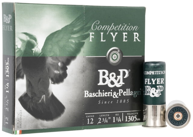 chieri & Pellagri Pigeon 12 Gauge 1.25 Oz 2.75in Shotgun #7.5 10 Rounds Ammo