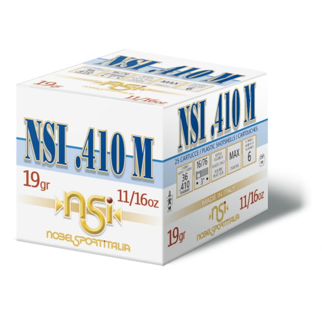 elsport Sport .410 M .410 Gauge 11/16 Oz 3in Shotgun #4 25 Rounds Ammo