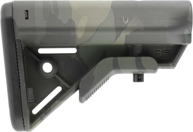 B5 Systems Bravo Stock AR-15 Collapsible Buttstocks 7.2 in Mil-Spec Multi-Cam/Black