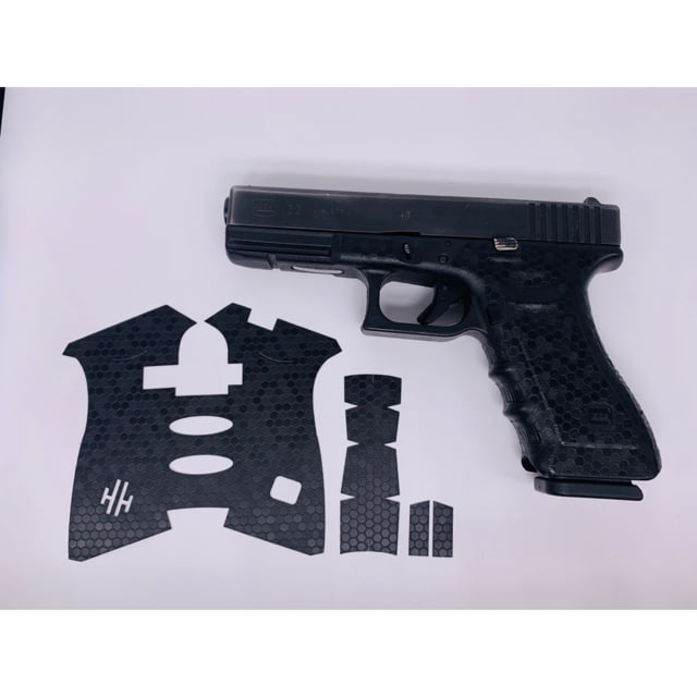 Handleitgrips GLOCK 17/22/34/35 GEN 4 GUN GRIP - RUBBER BLACK C8272907 HAN - Handleitgrips