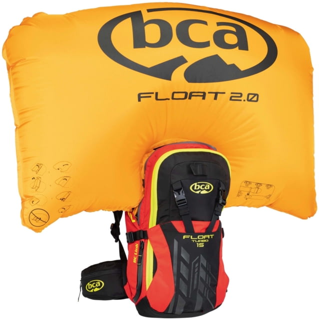 Backcountry Access Float 15 Turbo Avalanche Airbag Warming Red/Black - Backcountry Access