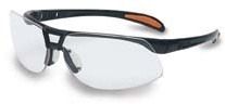 Bacou-Dalloz Uvex Protg Protective Eyewear Bacou-Dalloz Black Frame Ultra-dura Lens Coating Single - Uvex