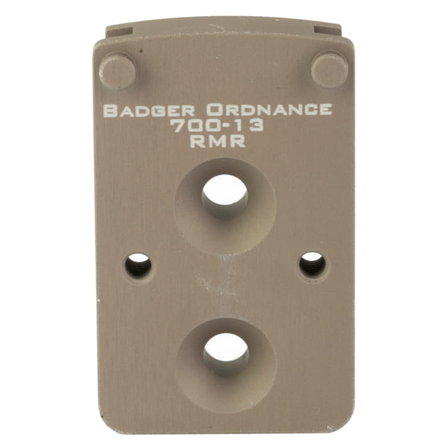 Badger Ordnance C1 12 O'clock Top Optical Red Dot Sight Mount RMR Tan