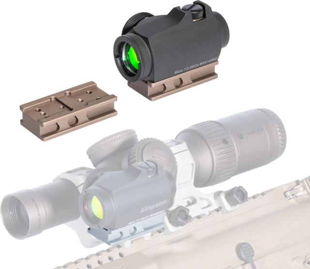 Badger Ordnance C1 J-Arm Condition One Micro Red Dot Sight Mount Tan Aimpoint T1/T2