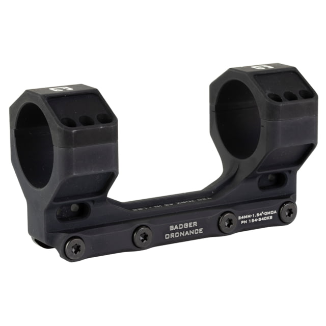 Badger Ordnance Condition One MAX Riflescope Mount 34mm 1.54in Black - Badger Ordnance