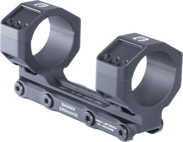 Badger Ordnance Condition One MAX Riflescope Mount 34mm 1.3in 20 MOA Cant Black - Badger Ordnance