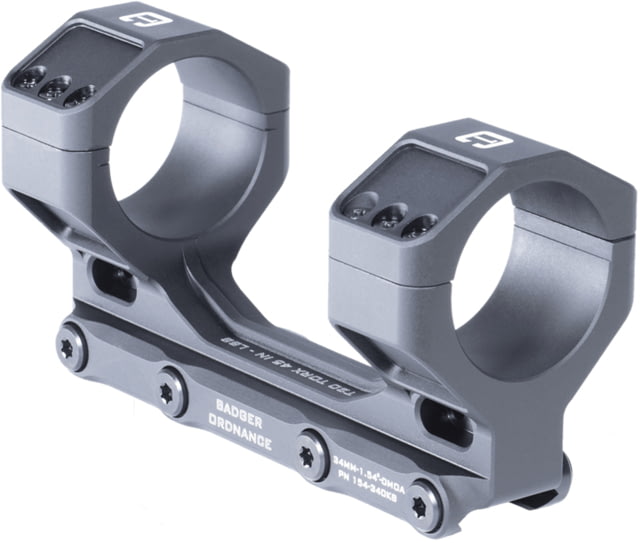 Badger Ordnance Condition One MAX Riflescope Mount 36mm 1.54in 20 MOA Cant Black - Badger Ordnance