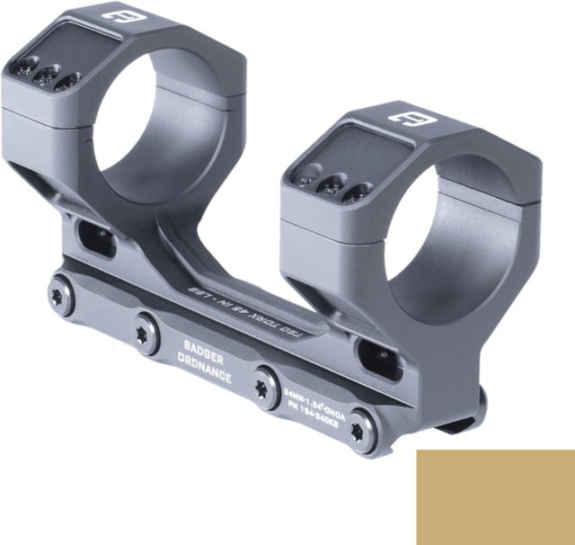 Badger Ordnance Condition One MAX Riflescope Mount 36mm 1.54in Tan - Badger Ordnance