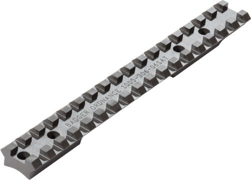 Badger Ordnance Savage Short Action Scope Rail for rifles w/Accutrigger, 20 MOA Cant, 306-06SAT by USA Badger Ordnance Rifle Scope Bases & Rails