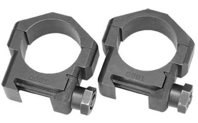 Badger Ordnance Picatinny 30MM Standard Height Alloy Scope Ring Black - Badger Ordnance