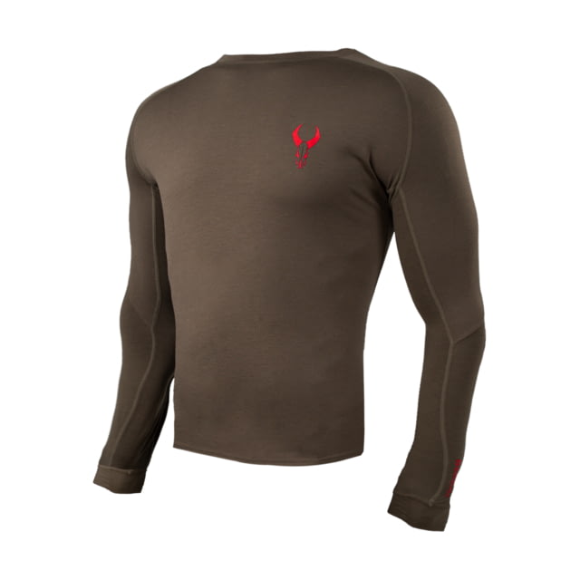 Badlands Pecora Lightweight Merino Crew - Men's Long Sleeve Mud Small