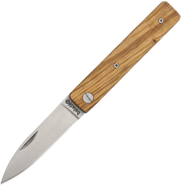 Baladeo Papagayo Olive Wood Folder Folding Knife2.875in420 SteelOlive Wood Handle - Baladeo