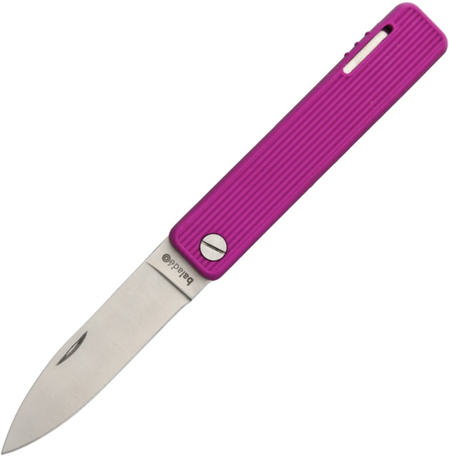 Baladeo Papagayo Purple Folder Folding Knife2.875in420 SteelPurpleTPE Plastic Handle - Baladeo