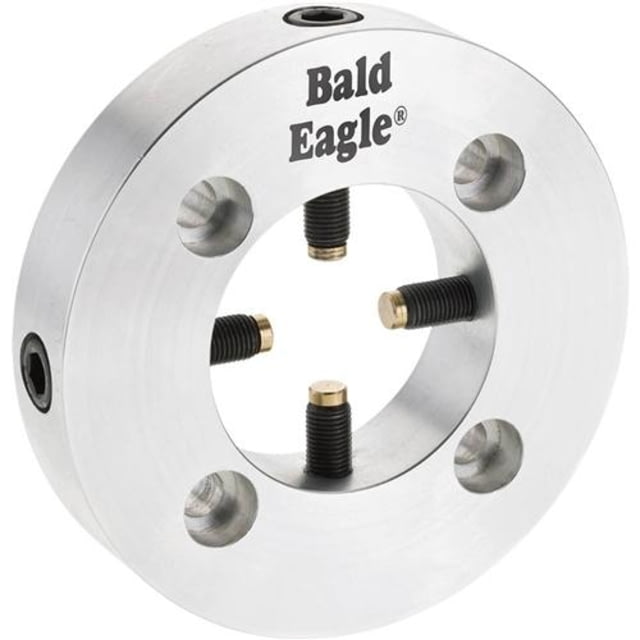 Bald Eagle Round Plate With 4 Brass Tip Screws - Bald Eagle