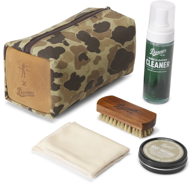 Ball and Buck Danner x Leather Care Dopp Kit Original Camo One Size - Ball And Buck