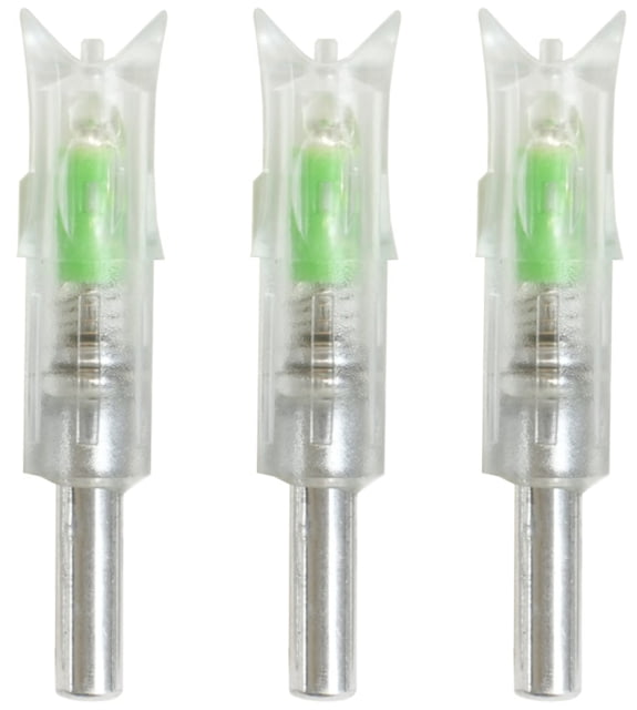 US Ballista 8.8 mm Crossbow Lighted Nocks - Pack of 3, Green, BAL-LN-01-G Tech Data