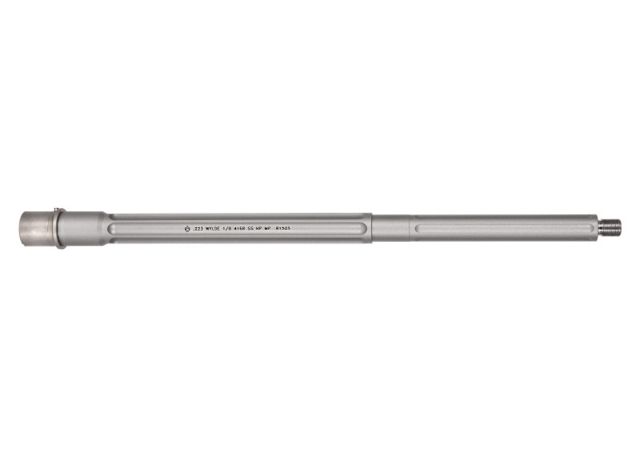 Ballistic Advantage Premium Barrel AR-15 .223 Wylde 16in SPR Contour 1/8 Twist 1/2x28 Thread Fluted Bead Blasted Stainless Steel
