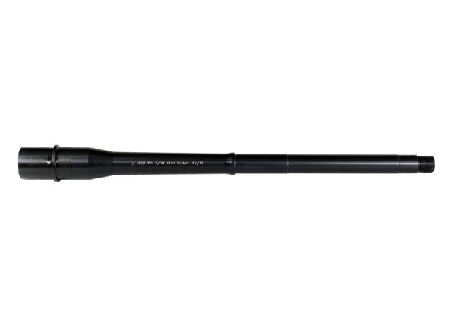 Ballistic Advantage Modern Series AR Rifle Barrel .308 14.5inch Tactical Government Carbine 1-10 Twist 5/8x24 Threaded QPQ Corrosion Resistant Black - Ballistic Advantage