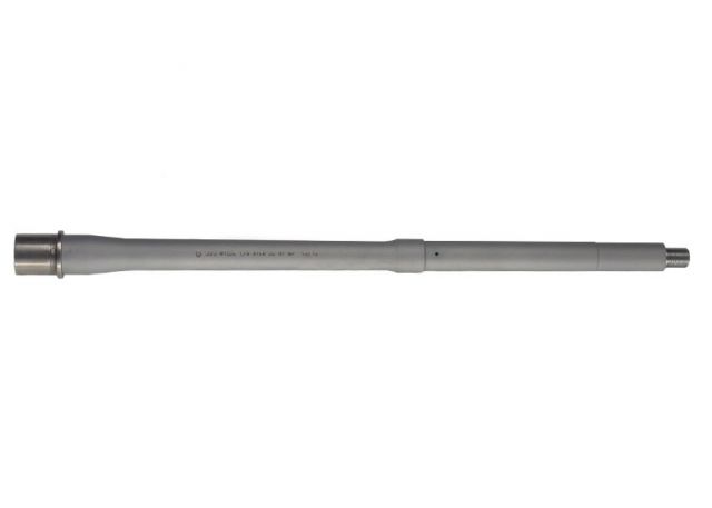 Ballistic Advantage Premium Series Rifle Barrel AR-15 .223 Wylde 16 in Tactical Government Barrel .750 in Mid Length 1/2x28 Bead Blasted Gray