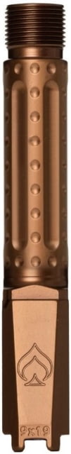 Ballistic Advantage Threaded Pistol Barrel SIG P365 Standard Bomber Fluting 1-10 Twist 1/2x28 1/2x28 PVD Copper - Ballistic Advantage