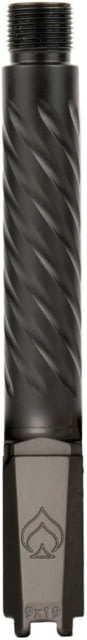 Ballistic Advantage Threaded Pistol Barrel SIG P365 XL/X Marco QPQ Spiral Fluting 1-10 Twist 1/2x28 Black - Ballistic Advantage
