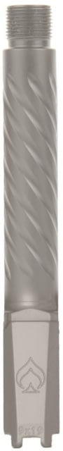Ballistic Advantage Threaded Pistol Barrel, SIG P365 XL/X Marco Spiral Fluting, 1-10 Twist, 1/2x28, PVD Light Gray, BAPSS65XT3LI by USA Ballistic Advantage Pistol Barrels