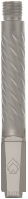 Ballistic Advantage Threaded Pistol Barrel SIG P365 XL/X Marco Spiral Fluting w/o LCI 1-10 Twist 1/2x28 PVD Light Gray - Ballistic Advantage